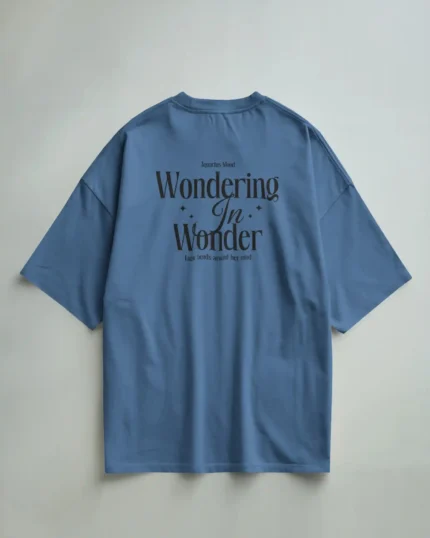 AQUARIUS MOOD – WONDERING IN WONDER, WOMEN OVERSIZED T-SHIRT