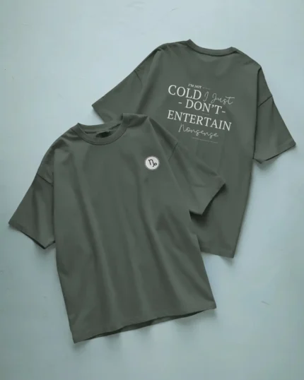 “NO NONSENSE ZONE” OVERSIZED T-SHIRT WOMEN