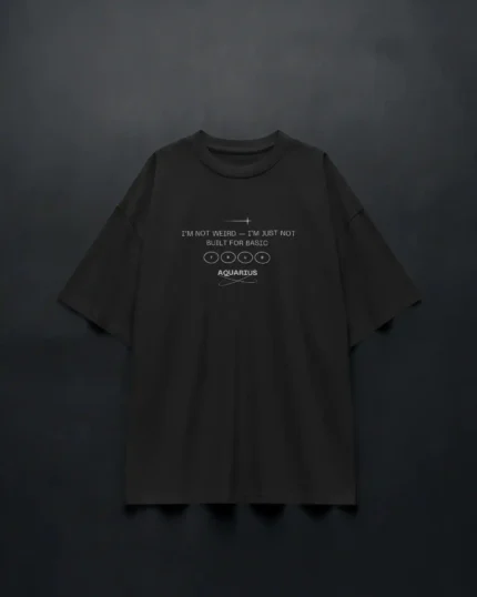 "NOT JUST AVERAGE" OVERSIZED T-SHIRT WOMEN
