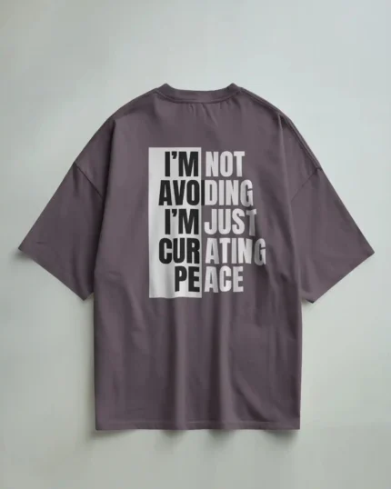 WOMEN OVERSIZED T-SHIRT "CURATING PEACE”