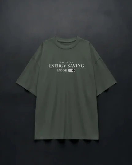 “VIBES ON SAVER MODE” OVERSIZED T-SHIRT