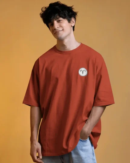 "TIME RIUNS MY WAY” OVERSIZED T-SHIRT