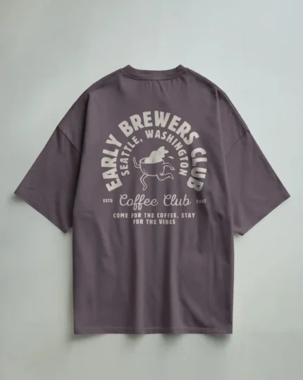 OVERSIZED T-SHIRT WOMEN CAFFEINE & CONFIDENCE