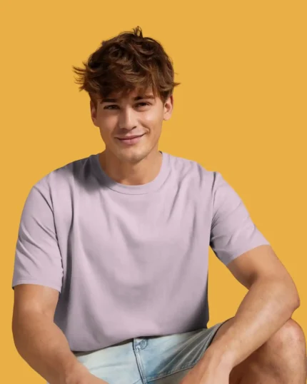 PLAIN PINK BASIC FIT MEN